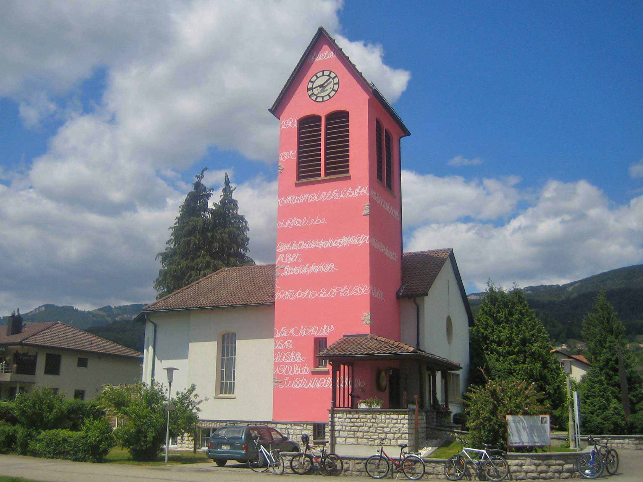 Die rosarote Kirche - Kulturundum Attiswil